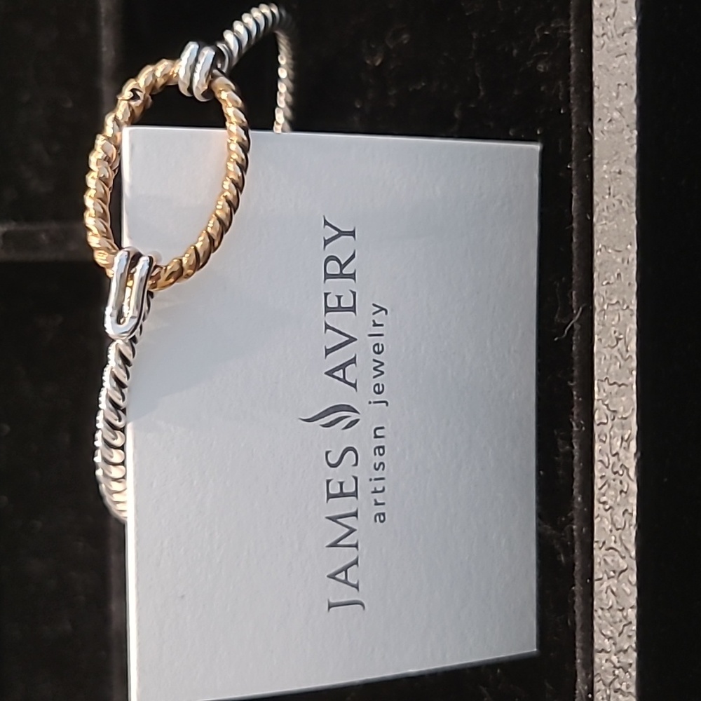 James Avery Retiring Changeable Twisted Wire Hook-On Bracelet